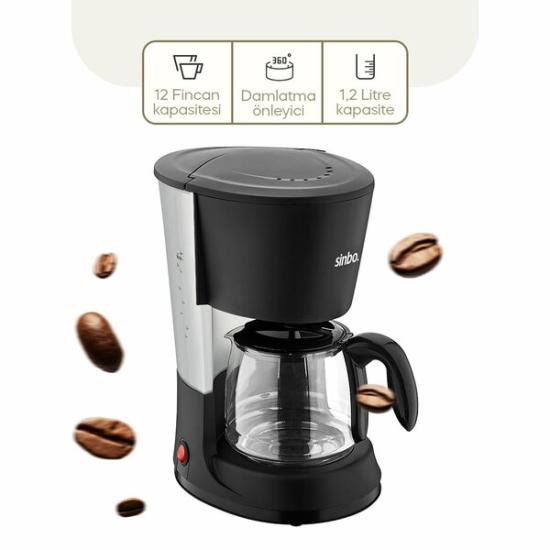 Sinbo 2’si 1 Arada Filtre Kahve Ve Çay Demleme Makinesi