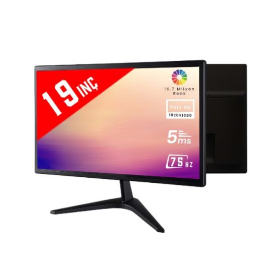 Hoparlörlü 19’’ Led Monitör