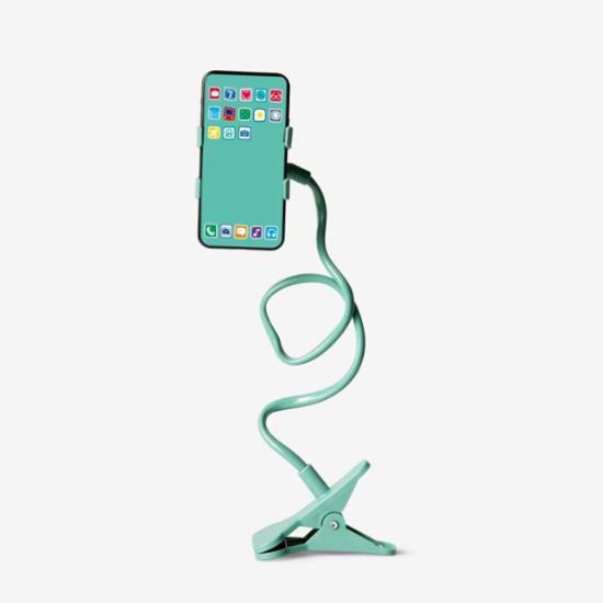 Yeşil Renk Akrobat Telefon Tutucu Oynar Başlıklı