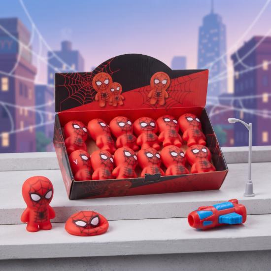 Spider-Man Tasarımlı Squishy - 12’li Paket - Yumuşak Oyuncak