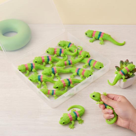 Kertenkele Tasarımlı Squishy - 12’li Paket - Yumuşak Oyuncak