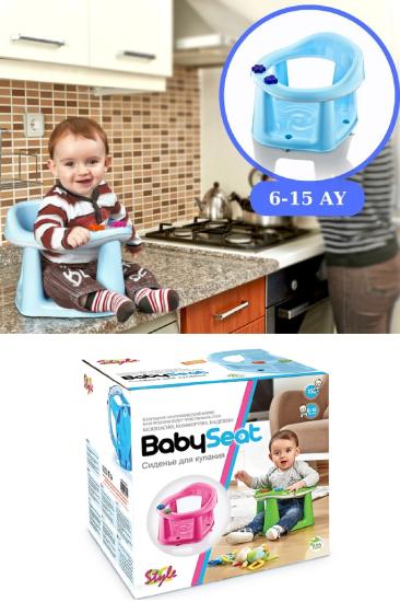 2in1 Vakum Bebek Banyo Oturağı ve Mama Oturağı Mavi2in1 Vakum Bebek Banyo Oturağı ve Mama Oturağı Mavi
