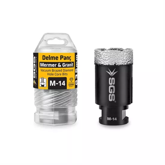 SGS M14 Vakum Elmas Delme Panç 16mm - SGS2735