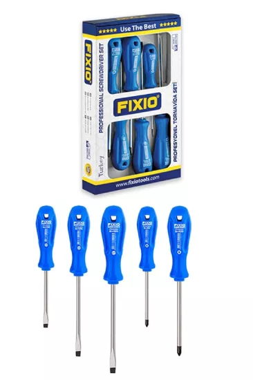 5 Parça Tornavida Takımı Tornavida Seti Fixio FD5000