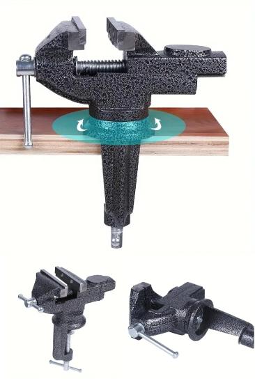 50 Mm Dökme Demir Tezgah Mengenesi Döner Tabanlı