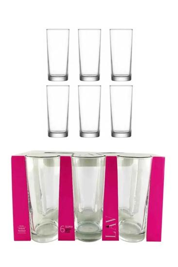 6 Adet Rakı ve Limonata Bardağı