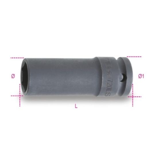 Uzun İnce Tip 1/2’’ Havalı Lokma 720LS 21mm