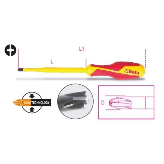 Düz+Yıldız Uç Tornavida 1275MQ/C