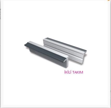 Alüminyum Mıknatıslı Mengene Çene  1599G 125