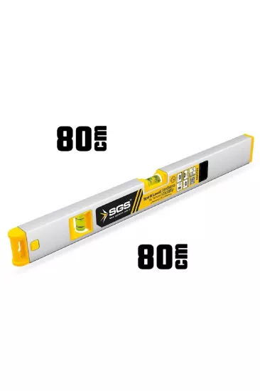 80 Cm Profesyonel Alüminyum Su Terazisi SGS1726