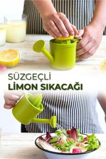 Biterse İbrik Tasarımlı Süzgeçli Limon Sıkacağı