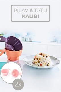 Biterse 2 Li Pilav ve Tatlı Kalıbı Şekillendirici Kalıp