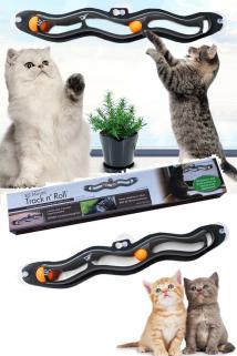 Biterse 54 Cm Cama Asılabilen Vantuzlu Kedi Oyuncağı