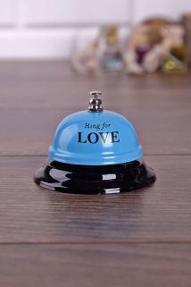 Biterse Resepsiyon Zili Love Yazılı Metal Aşk Zamanı Hediyelik Resepsiyon Zili