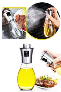 Biterse 200 ml  Pompalı Sprey Yağdanlık Sprey Yağlık Sirkelik Cam Sprey Yağlık