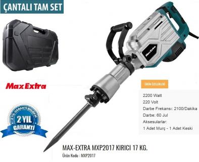 Biterse Max-Extra MXP2017 Elektrikli Kırıcı Delici Matkap 17 Kg 60 Jol