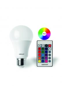 Biterse 9w Rgb Led Ampul Renk Değiştiren Uzaktan Kumandalı Led Ampul