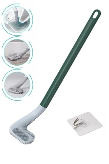 Golf Sopası Tasarımlı Silikon Banyo Tuvalet Klozet Temizleme Fırçası