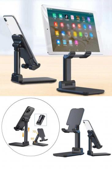 Biterse Katlanabilir Masaüstü Telefon Ve Tablet Tutucu Stand