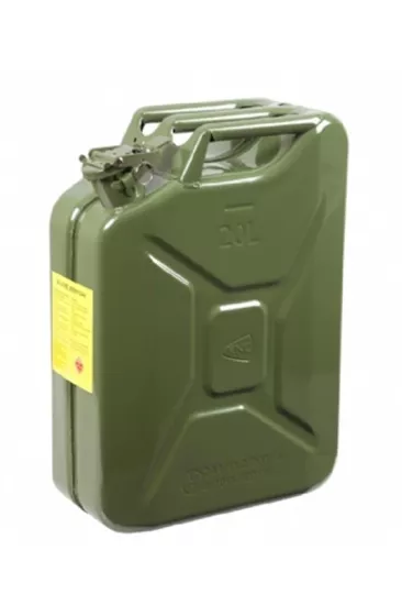 Biterse KNC Metal Yakıt Bidonu Yeşil 20Lt
