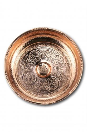 Biterse Orijinal Bakır Kırmızı Hamam Tası 16 cm