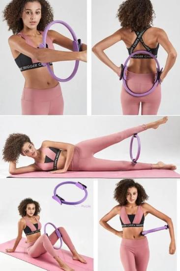 Biterse Pilates Çemberi Egzersiz Halkası Yoga Spor Halkası