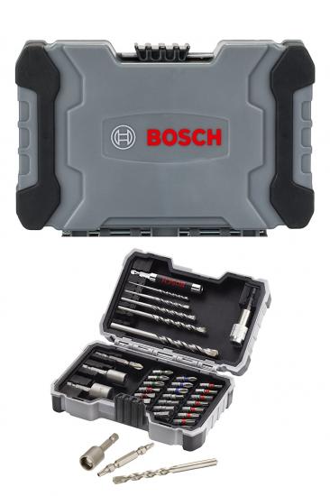 Bosch 35 Parça Profesyonel Karışık Beton Delme ve Vidalama Seti cyl-3 Matkap Uç Seti 2 607 017 326