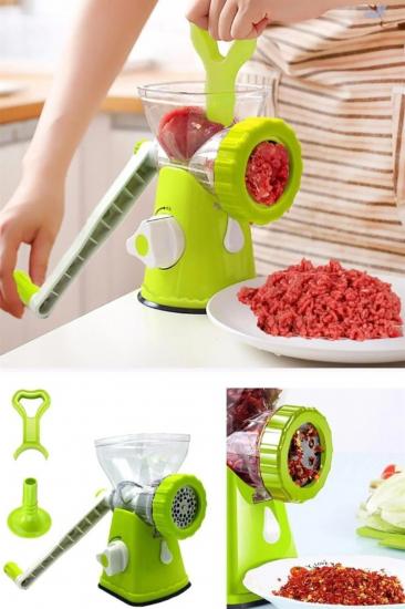 Çevirme Kollu Pratik Et Doğrayıcı Öğütme Ve Kıyma Makinesi