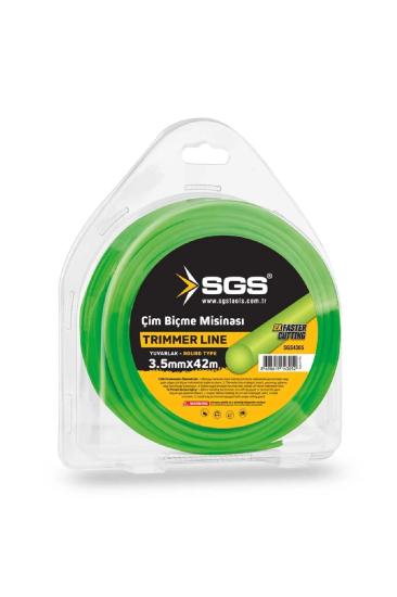 Çim Tırpan Ot Biçme Misinası Yuvarlak Yeşil 3.5mm 42 Metre SGS4305