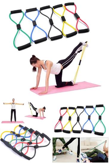 Direnç Lastiği Plates ve Egzersiz Spor Aleti