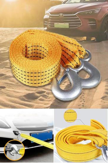 Döküm Kancalı Çekme Halatı 3 Metre