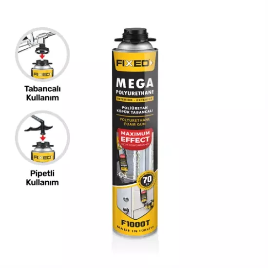 FIXED MEGA POLİÜRETAN KÖPÜK 1000 GR