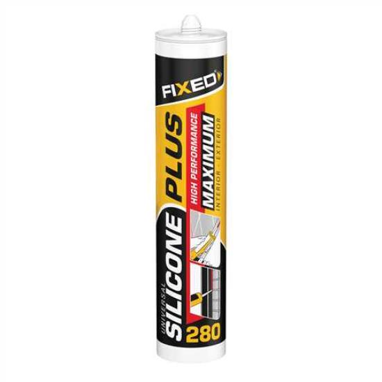 FIXED GENEL AMAÇLI SİLİKON  SİYAH (280 GR)
