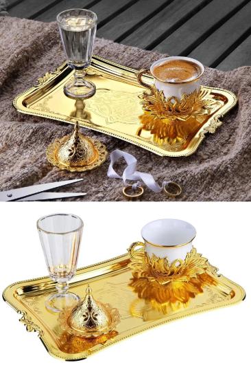 Tek Kişilik Damat Kahve Seti Ahsen Kahve Sunumu