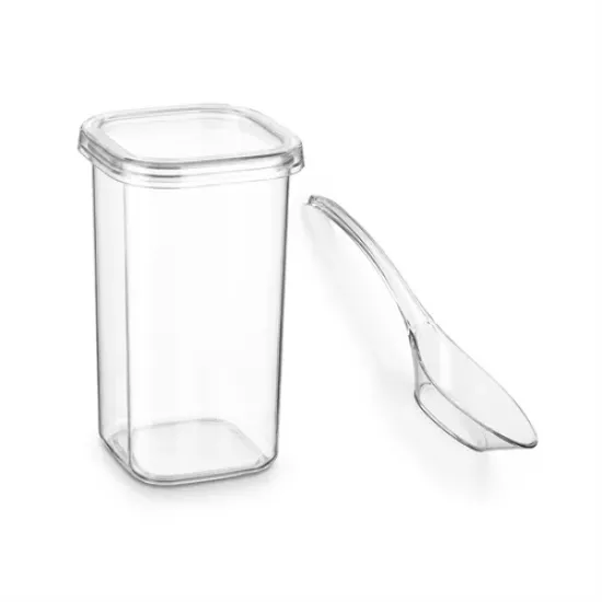 SAKLAMA KABI KARE 400 ML (BAHARATLIK KAŞIKLI)