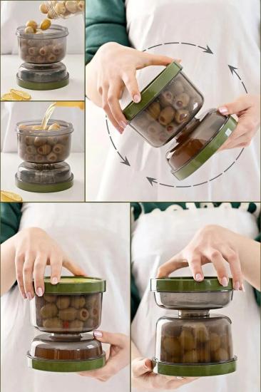 Kum Saati Sızdırmaz Kapaklı Zeytin, Turşuluk