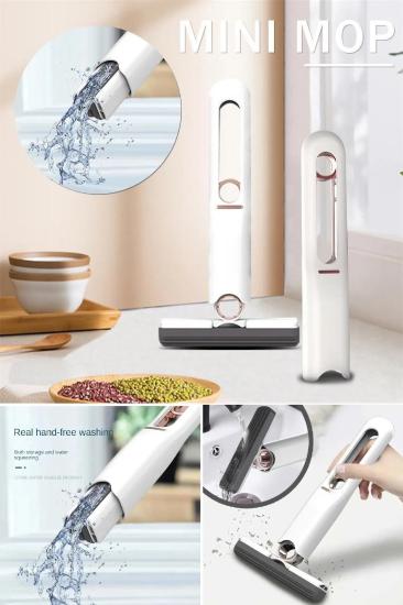 Masa Üstü Mini Mop Taşınabilir Kendinden Sıkmalı Mini Temizlik Paspası