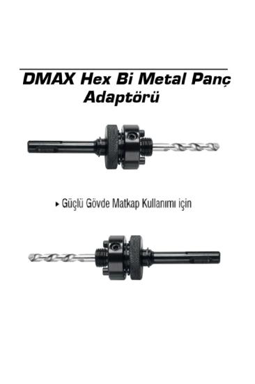 Matkap Ucuna Takılan Hex Bi Metal Panç Adaptörü Hex 14-29 mm