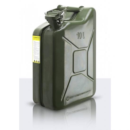 0 Litre Metal Benzin Bidonu Esnek Plastik Hortumlu