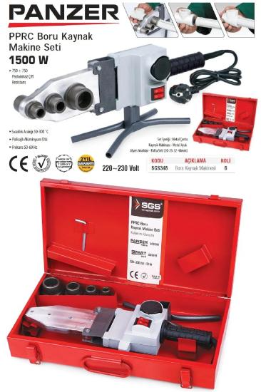Panzer Metal Çantalı Pprc Boru Kaynak Makinesi 1500W