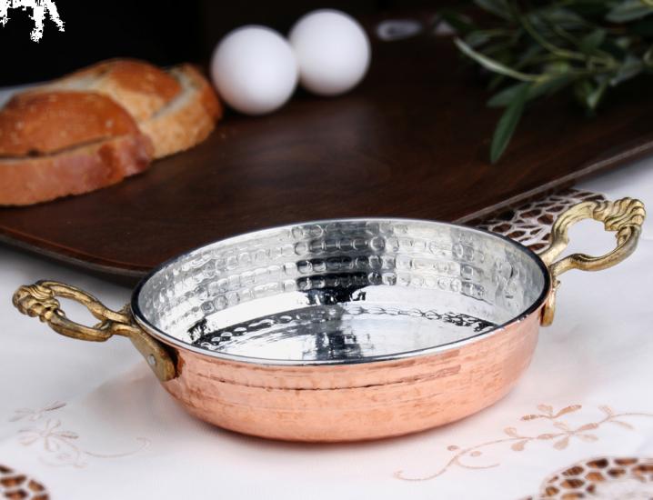 Etika Bakır Yumurta ve Kuymak Tavası 17 Cm