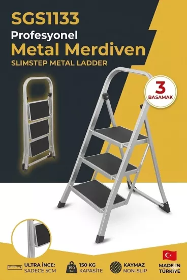 SGS11323 3 Basamaklı Katlanır Merdiven
