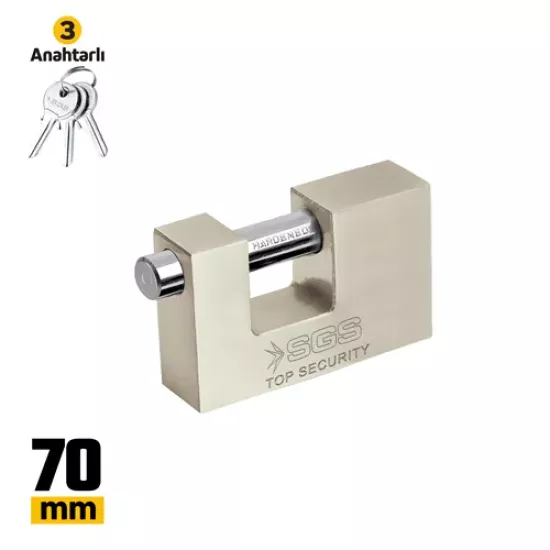 ASMA KİLİT KAYAR MİLLİ SATEN KAPLAMA 70MM