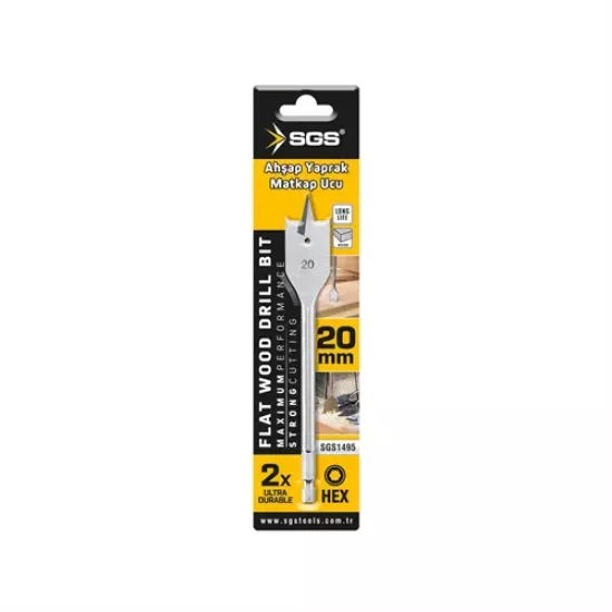 AHŞAP YAPRAK MATKAP UCU 20x152 mm