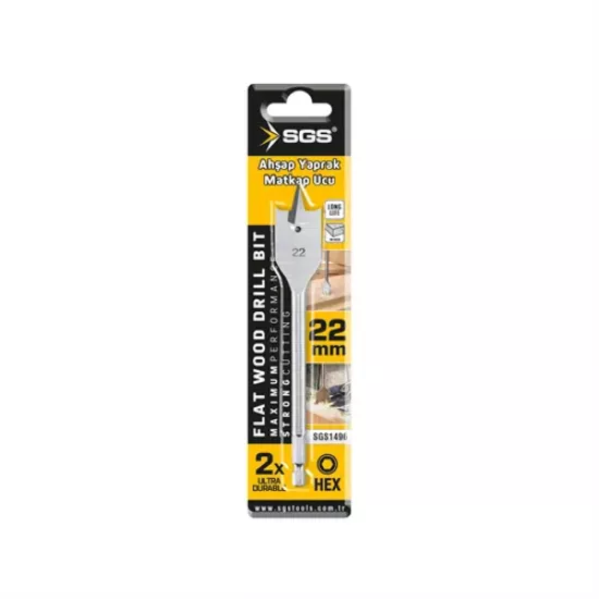 AHŞAP YAPRAK MATKAP UCU 22x152 mm