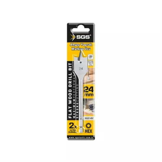 AHŞAP YAPRAK MATKAP UCU 24x152 mm