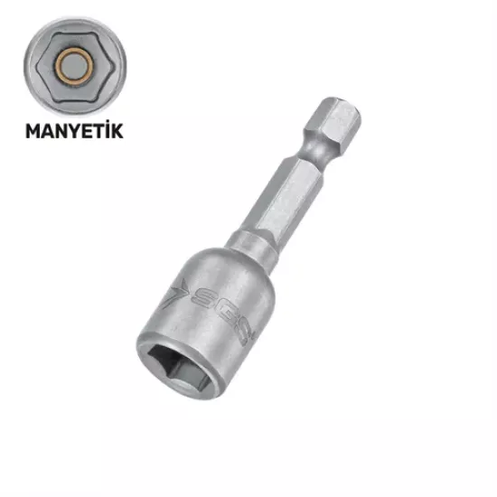 MANYETİK SOMUN ADAPTÖRÜ SETİ 6PARÇA (6-7-8-10-12-13)