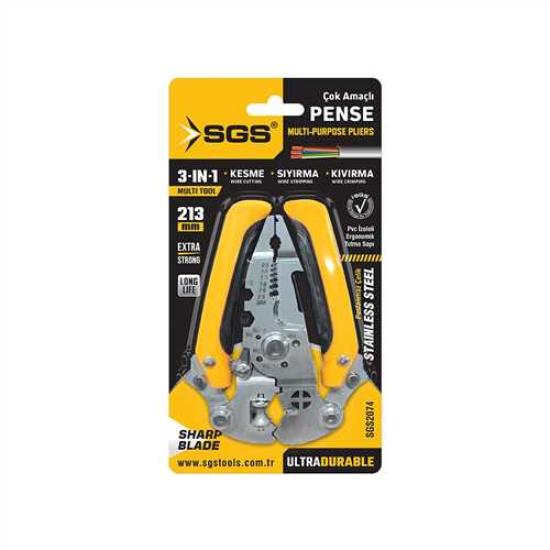 ÇOK AMAÇLI ELEKTRİKÇİ PENSE 3 IN 1