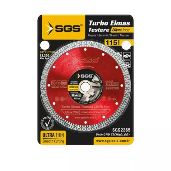 TURBO ELMAS TESTERE (ULTRA HASSAS KESİCİ) (115MM)