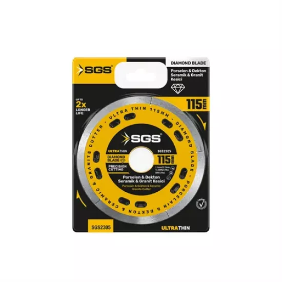 PROFESYONEL PORSELEN KESİCİ ULTRA İNCE 115x1.1 mm